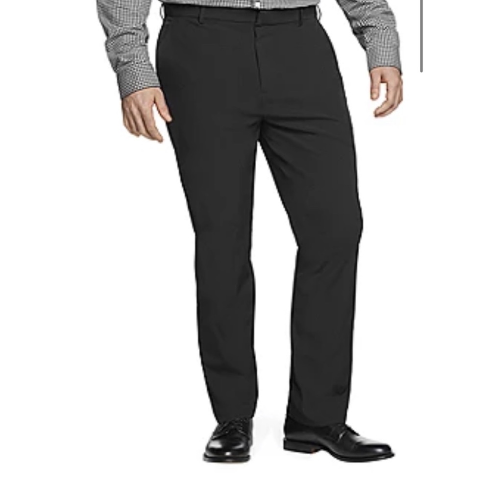 COPY - NWT Van Heusen Mens W40 L34 Big and Tall Regular Fit Flat Front Pants